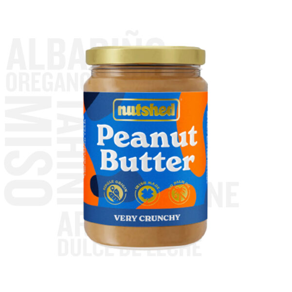 NUTSHED PEANUT BUTTER – VERY CRUNCHY