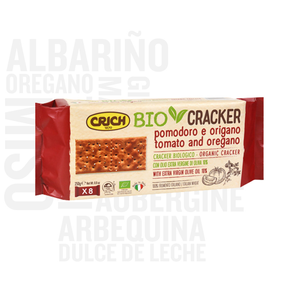 Crich Bio Cracker tomato and oregano