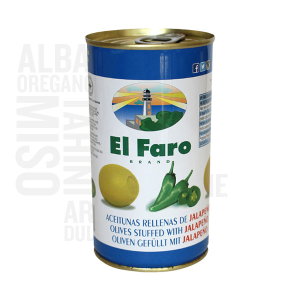 El Faro Green Manzanilla Olives With Jalapeño