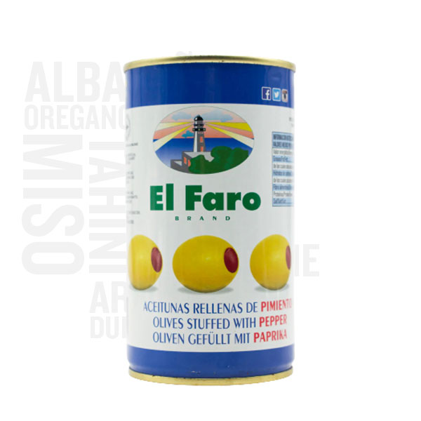 El Faro Green olives filled with peppers