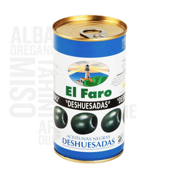 El Faro Pitted Black Olives