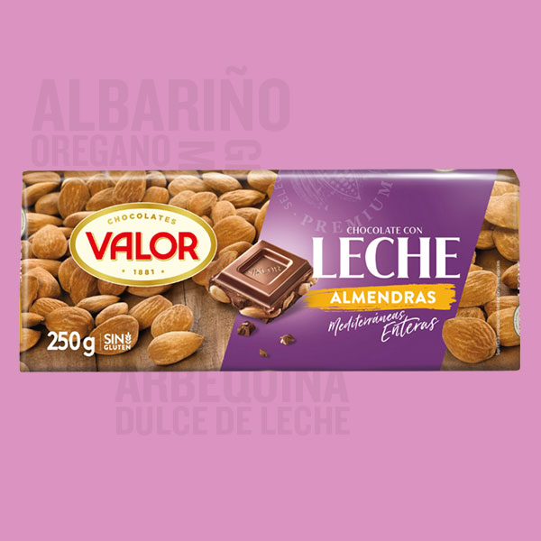 Valor Milk Chocolate with Mediterranean Almonds