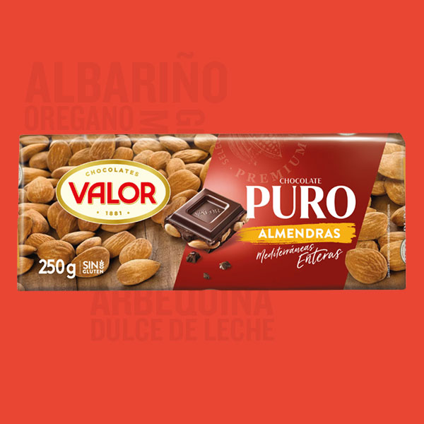 Valor Pure Chocolate with Mediterranean Almonds