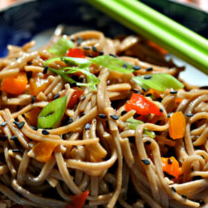 Asian Noodles with Ponzu Dressing