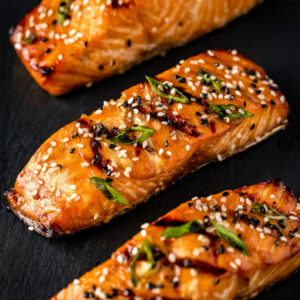 Teriyaki Grilled side of Salmon