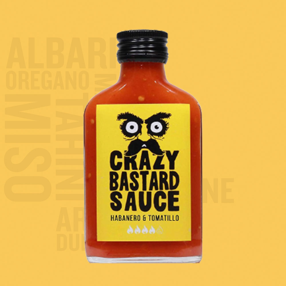 Crazy Bastard Sauce Habanero & Tomatillo